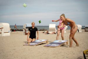 Teambuilding Strandolympiade Beachvolleyball Timmendorf2