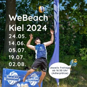 WeBeach Jugend Beachvolleyball Turniere Kiel