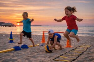 Beachvolleyball Athletiktraining Kinder